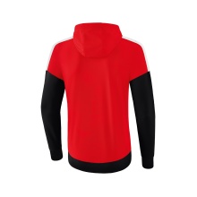 Erima Trainingsjacke Squad mit Kapuze rot/schwarz/weiss Herren